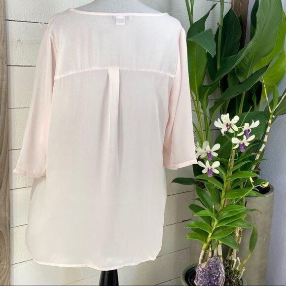 Liz Claiborne Pre Loved Shear Pink  Tunic XL - Picture 6 of 7